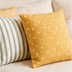 Fabric cushions for the home