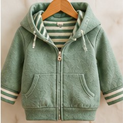 Green sweatshirt for kids